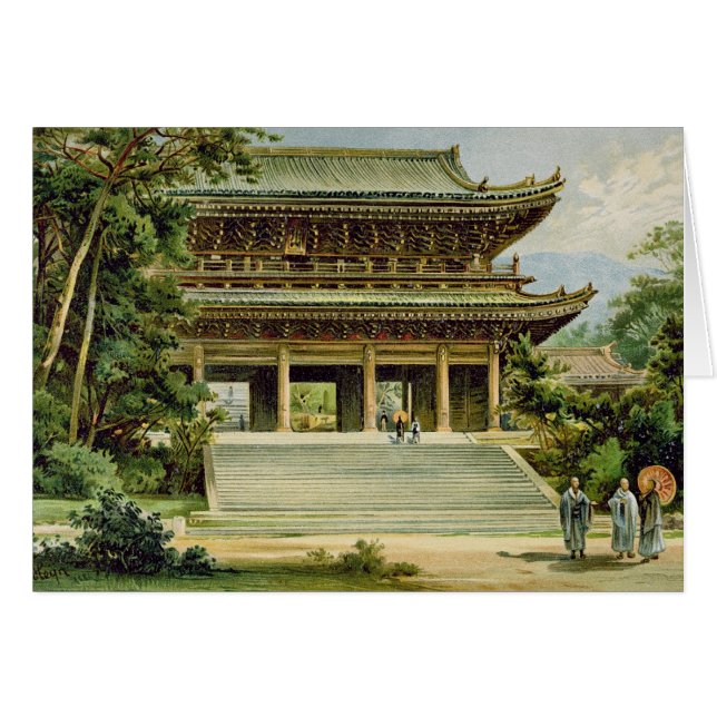Buddhistischer Tempel in Kyoto, Japan (Vorderseite (Horizontal))