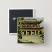 Buddhistischer Tempel in Kyoto, Japan Button (Vorne & Hinten)