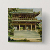Buddhistischer Tempel in Kyoto, Japan Button (Vorderseite)