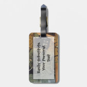 Buddhistischer Tempel in Kyōto Japan Easy ID Perso Gepäckanhänger (Rückseite vertikal)