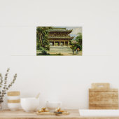 buddhistischer Tempel in Kyoto, Japan Poster (Küche)
