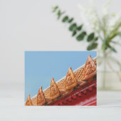 Buddhistischer Tempel in Thailand Postkarte (Stehend Vorderseite)