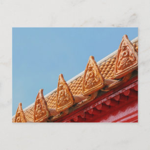 buddhistischer Tempel in Thailand Postkarte