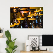 Buddhistischer Tempel | Longwu-Kloster Poster (Heimbüro)