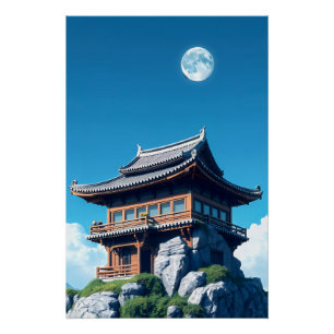 Buddhistischer Tempel Poster
