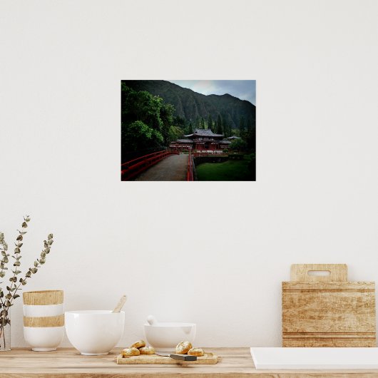 Buddhistischer Tempel Poster (Küche)