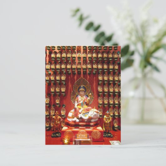 Buddhistischer Tempel Postkarte (Stehend Vorderseite)