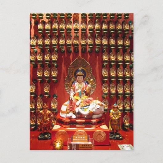 Buddhistischer Tempel Postkarte (Vorderseite)