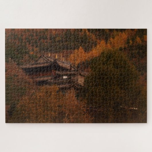 Buddhistischer Tempel Puzzle (Horizontal)