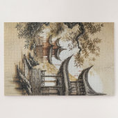 Buddhistischer Tempel Puzzle (Horizontal)