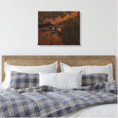 Buddhistischer Tempel Wrapped Canvas Leinwanddruck (Insitu (Schlafzimmer))
