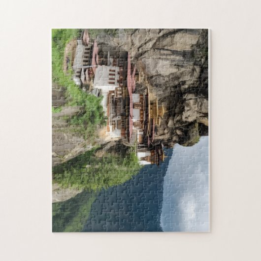 Buddhistisches Kloster Puzzle (Vertikal)