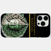 Buddhistisches Leaf Carving von AI Case-Mate iPhone Hülle (Rückseite (Horizontal))