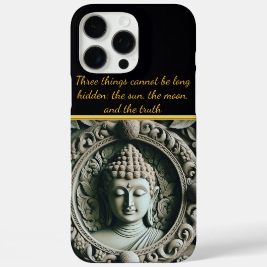 Buddhistisches Leaf und orb Carving AI Case-Mate iPhone Hülle (Rückseite)