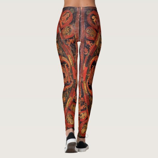 Buddhistisches Mandala des Mitgefühls Leggings (Rückseite)