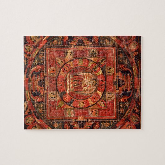 Buddhistisches Mandala des Mitgefühls Puzzle (Horizontal)