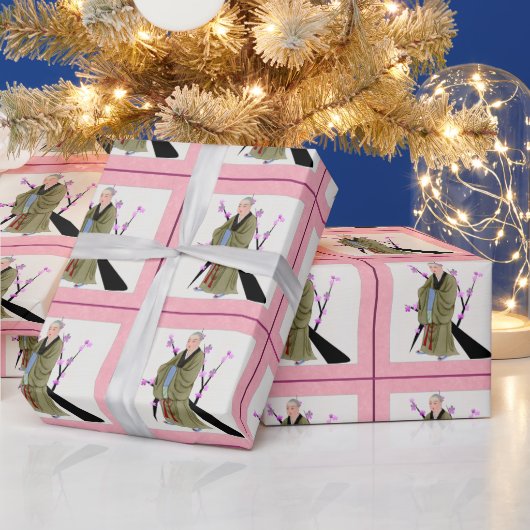 Buddhistisches Mönchswrapping Paper Geschenkpapier (Feiertage)