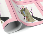 Buddhistisches Mönchswrapping Paper Geschenkpapier (Rolleneckpunkt)