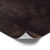 Buddhistisches Monk-Meditierungspapier Poster (Ecke)