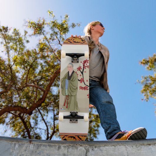 Buddhistisches Monk Skateboard (Außen 1)