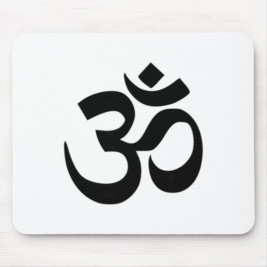 Buddhistisches Om-Symbol Mousepad (Vorne)
