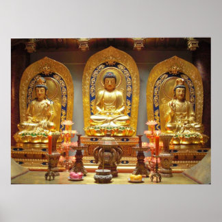 Buddhistisches Schreckenposter Poster