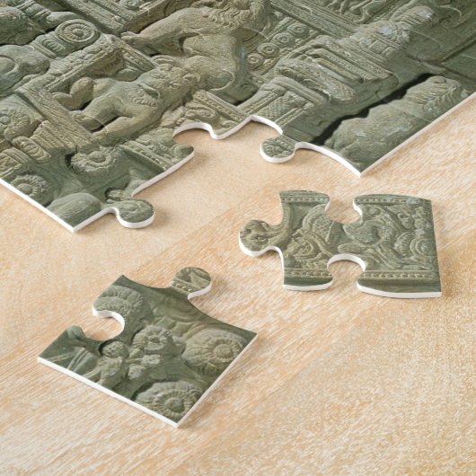 Buddhistisches stupa, Nagarjunakonda (Kalkstein) Puzzle (Seite)