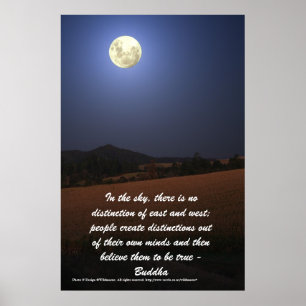 buddhistisches Zitatposter Poster