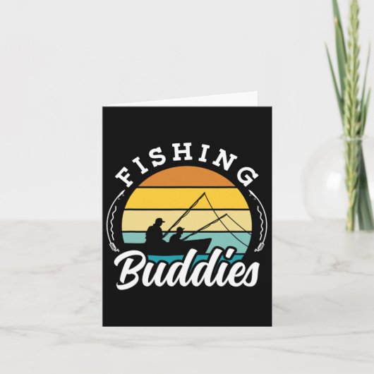 Buddies Fisher Fisherman Karte (Vorderseite)