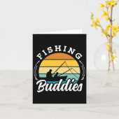 Buddies Fisher Fisherman Karte (Gelbe Blume)