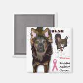 Buddies gegen den Krebs Magnet (Vorderseite/Rückseite)