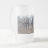 Buddies Mattglas Bierglas (Vorderseite Links)