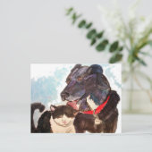 Buddies Postkarte (Stehend Vorderseite)