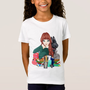 Buddies Schule Furry Friends Girls T-Shirt