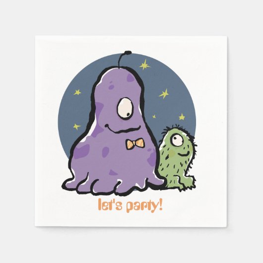 Buddies Serviette (Vorderseite)