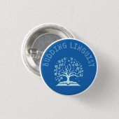 Budding Linguist Button (Vorne & Hinten)