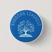 Budding Linguist Button (Vorderseite)