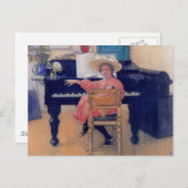 Budding Piano Diva Postkarte (Vorne/Hinten)