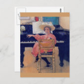 Budding Piano Diva Postkarte (Vorne/Hinten)