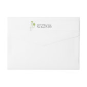 Budding Romance Wedding Wrap rund um Label (Rückseite)
