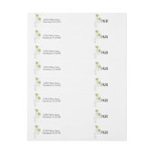 Budding Romance Wedding Wrap rund um Label (Bogen)