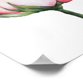 Budding Rose Premium 8x10 Leinwand Gloss Poster (Ecke)