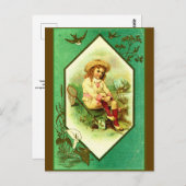 "Budding Scientist" Postkarte (Vorne/Hinten)