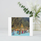 Buddist Cave Temple Postkarte (Stehend Vorderseite)