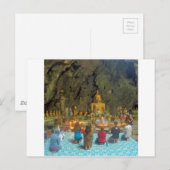 Buddist Cave Temple Postkarte (Vorne/Hinten)