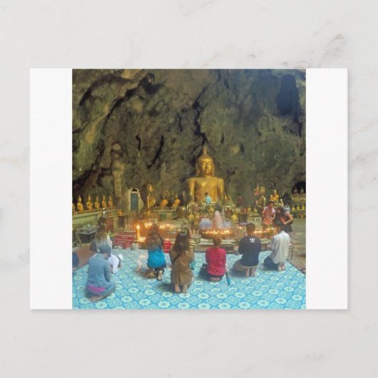 Buddist Cave Temple Postkarte (Vorderseite)
