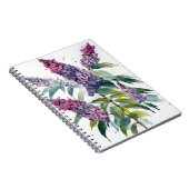 Buddleia - Aquarellblumen Notizblock (Rechte Seite)