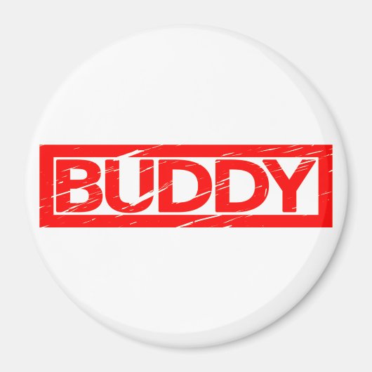 Buddy Briefmarke Magnet (Vorne)