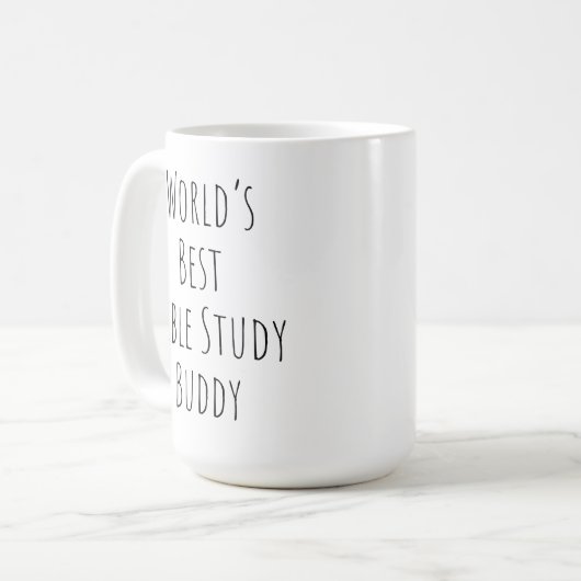 Buddy Buddy, der beste Bibellehrer der Welt Kaffeetasse (Vorderseite Links)
