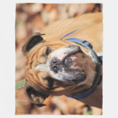 Buddy Bulldog Fleecedecke (Vorderseite)